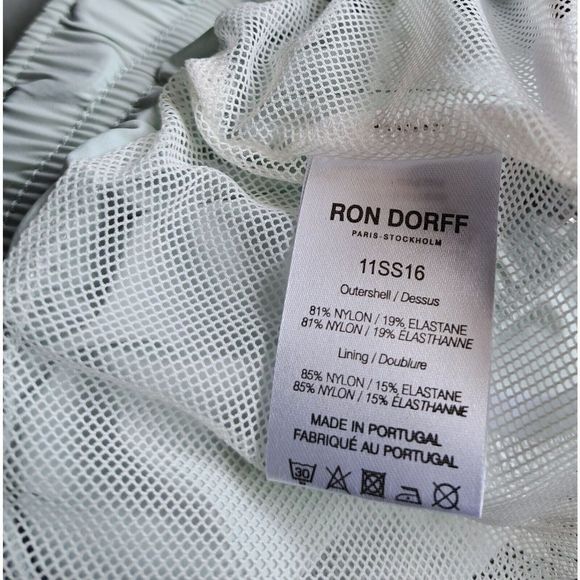 Ron Dorff Mens Xsmall Running Shorts PALE Mint Green Exercise Marathon - Picture 8 of 9